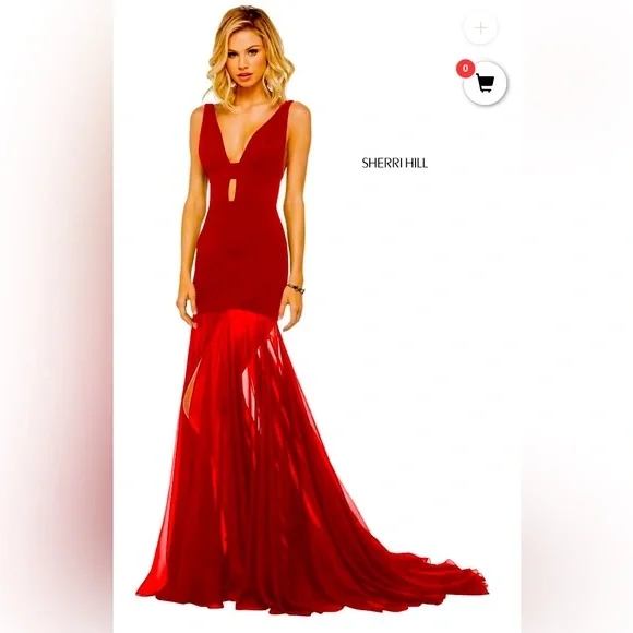 Brand new red Sherri Hill dress size 6. Smoke free house.Still in plastic bag. Brand new red Sherri Hill dress size 6. Smoke free house.Still in plastic bag.